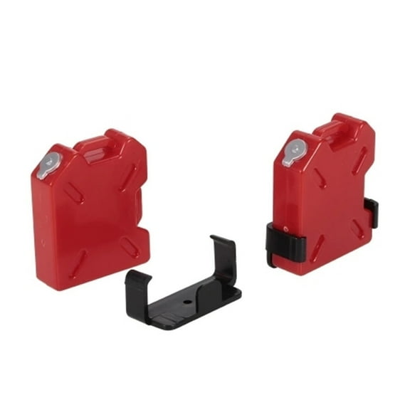 Meggemo 2-Pack RC Fuel Tank Container - Oil/Gasoline Storage for 1/10 AX10 SCX10 TRX-4 Crawlers, Essential Hobby Accessory