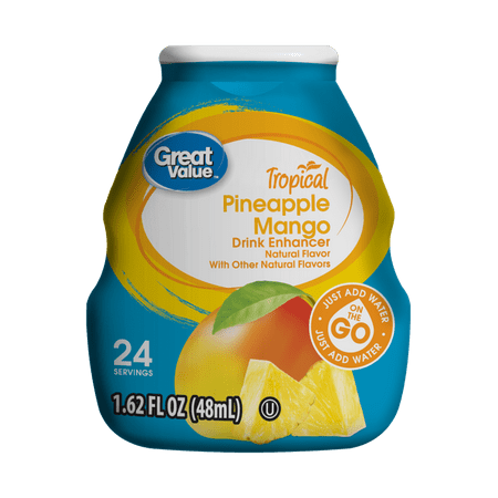 Mayco Crystal Glaze - (10 Pack) Great Value Tropical Drink Enhancer, Pineapple Mango, 1.62 fl oz