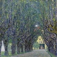 thumbnail image 2 of Klimt, Gustav 20x20 White Modern Wood Framed Museum Art Print Titled - Allee at Schloss Kammer, 2 of 4