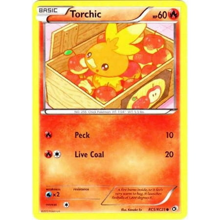 Pokemon Legendary Treasures Radiant Collection Common Torchic RC5