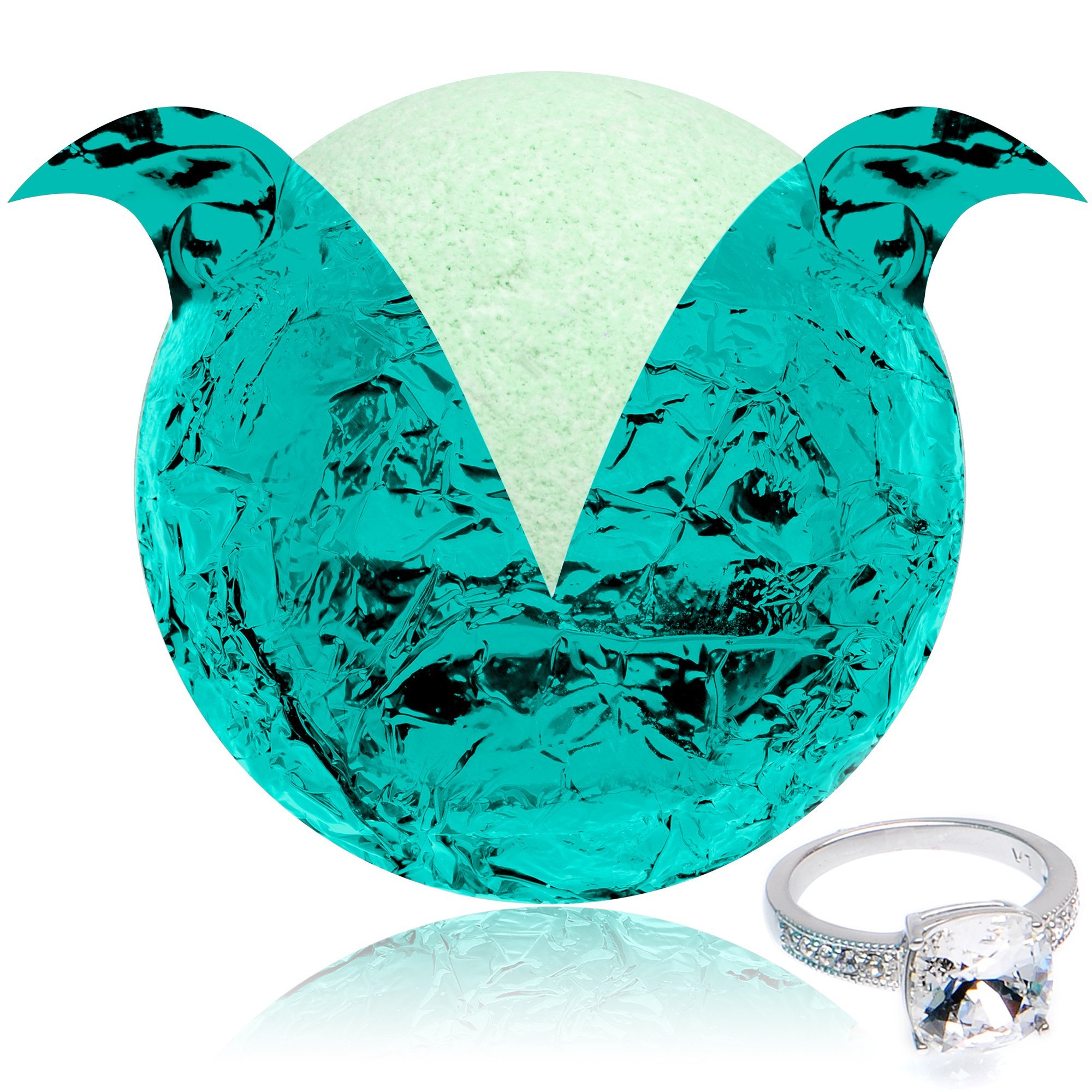 Jackpot Candles Bath Bomb with Ring Surprise Inside Mermaid Daydream Extra Large Made in USA - image 3 of 9