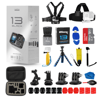 GoPro HERO13 BLACK 本体 アクセサリーバンドル GoPro, HERO13 Black Accessory Bundle, Includes Handler and