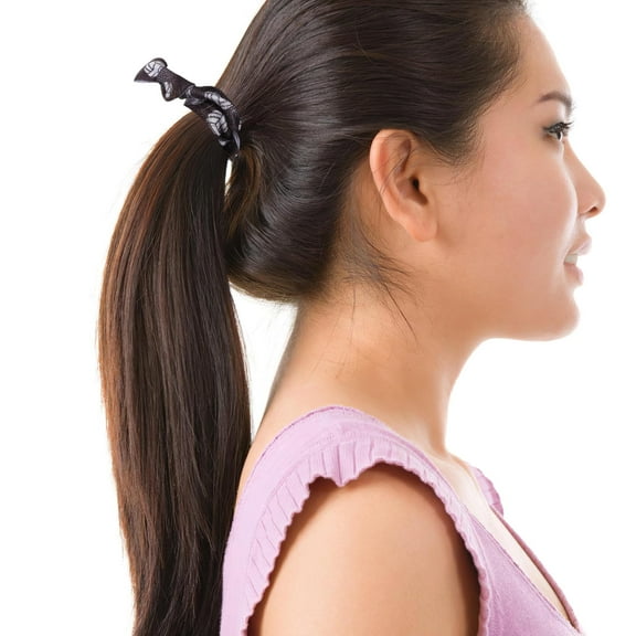 Raindrops 20Pcs Black Volleyball Hair Accessories Elastic Hair Bands with Reinforced Stretch for Active Wear