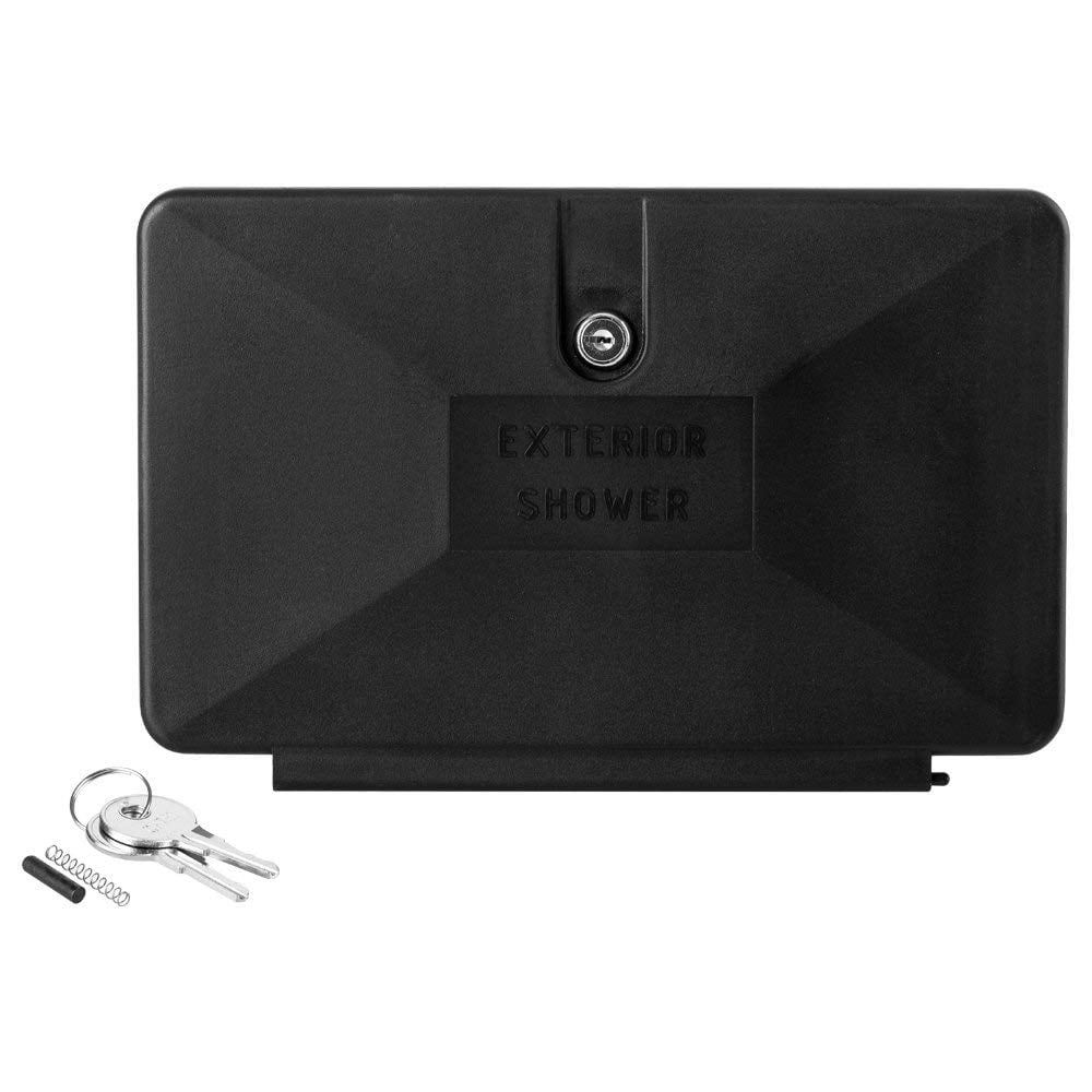 Dura Faucet RV Exterior Shower Box Door Only Black