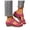Pink, variant on Women's Wedge Sandals Open Toe Slip On Wide Width Slides Breathable Non Slip Summer Walking Wedges Slippers Orange Size 8.5