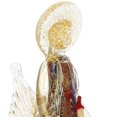 thumbnail image 4 of GlassOfVenice Murano Glass Golden Quilt Millefiori Angel, 4 of 5