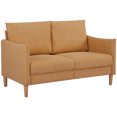 thumbnail image 1 of HOMCOM Canapé d'Amour Moderne Rembourré pour Chambre, Design Compact, 1 of 10