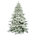 thumbnail image 2 of Vickerman Artificial 9' X 73" Indoor Flocked Alaskan Pine Christmas Tree - Unlit - 2059 PVC Tips - Seasonal Indoor Home Decor, 2 of 6