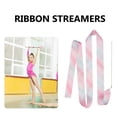 thumbnail image 4 of OULII 2 Pcs Rubans de Gymnastique Ruban Rouge Poignée Polyester Performance Artistique, 4 of 8