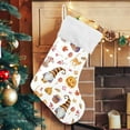 thumbnail image 4 of SKYSONIC Halloween Gnome Christmas Stocking 1pc, Large Fireplace Xmas Hanging Stockings with Plush Cuff for Family Holiday Party Decorations, 17.71 x 12.20 Inch, 4 of 7