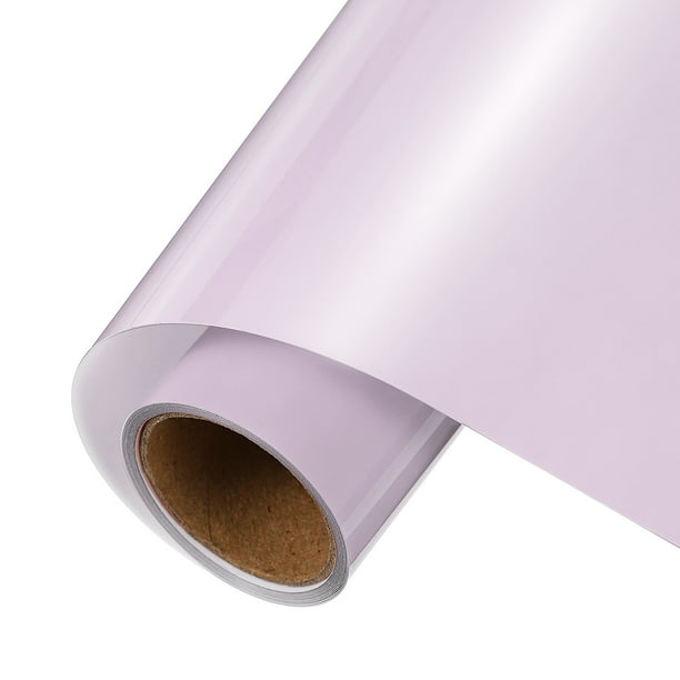 Vinilo de Transferencia Térmica Rosa Claro Uxcell, Rollos de Vinilo de 12 Pulgadas x 5 pies para Corte de Calcomanías, Señales, Álbumes de Recortes, Manualidades DIY, Decoración del Hogar