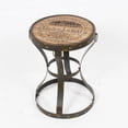 thumbnail image 1 of Plateau Rond "Château Laurent Wine Collection" sur Table d'Extrémité en Métal, 1 of 1