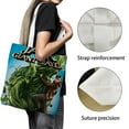 thumbnail image 3 of Jack the Giant Slayer Bolso de tela con estampado de lienzo para mujer, bolsa de compras reutilizable y estética, con cremallera interior, regalo para mujer,40*45cm., 3 of 6