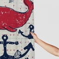 thumbnail image 3 of Orinice Whale Anchors Smile Bathroom Decor Set Colorful Luxurious Graphic Print Polyester Fabric Fashion Shower Curtain Set with Hooks, 100% Polyester Washable Shower Curtain, Multi-Size Options 60x72, 3 of 7