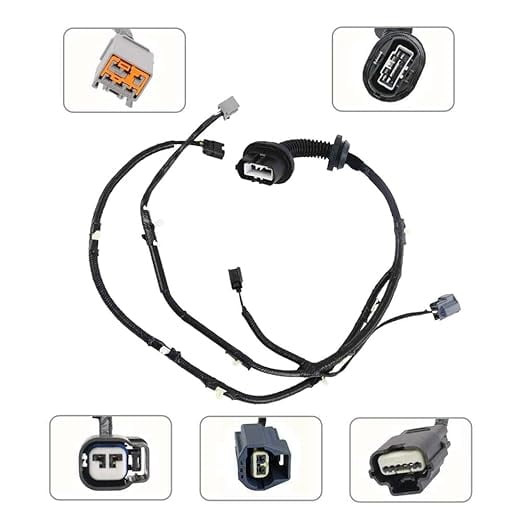 Rear Door Jumper Harness Compatible with 2009-2014 Ford F150 Crew Cab Rear Left Door Jumper Wire Assembly Replaces # 9L3Z-14630-CAA, AL3T-14632-DD, 9L3T-14632-JCA(Rear Right)