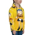 thumbnail image 3 of Lsque Sml Jeffy Patten Youth Hoodie Sweatshirt Pullover with Kangaroo Pocket Boys and Girls Hoodie Warm Hoodie for Kids, 3 of 8