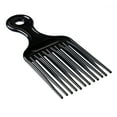 thumbnail image 2 of KISS COLORS & CARE Afro Styling Pik Wide Tooth Detangling Pick Hair Combs, Black, 3 Piece, 2 of 8