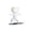 B, variant on Succulent Pot, Cute Sporty People Shaped Ceramic Succulent Flower Plant Pot, Planter for Home Garden Office Desk Decoration. (Weightlifting)