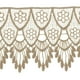 thumbnail image 3 of 1 Borde de Encaje Cinta de Encaje Borde de Encaje Borde de Borde de Encaje 9,4 Cm para , Faldas, , Decoración de Ropa Oro BLESIY Cinta bordada del ajuste del cordón, 3 of 8