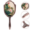 thumbnail image 4 of FELTECHELECTR Espejo de mano Espejo de maquillaje portátil Espejo de mano vintage Espejo de mano decorativo, 4 of 6
