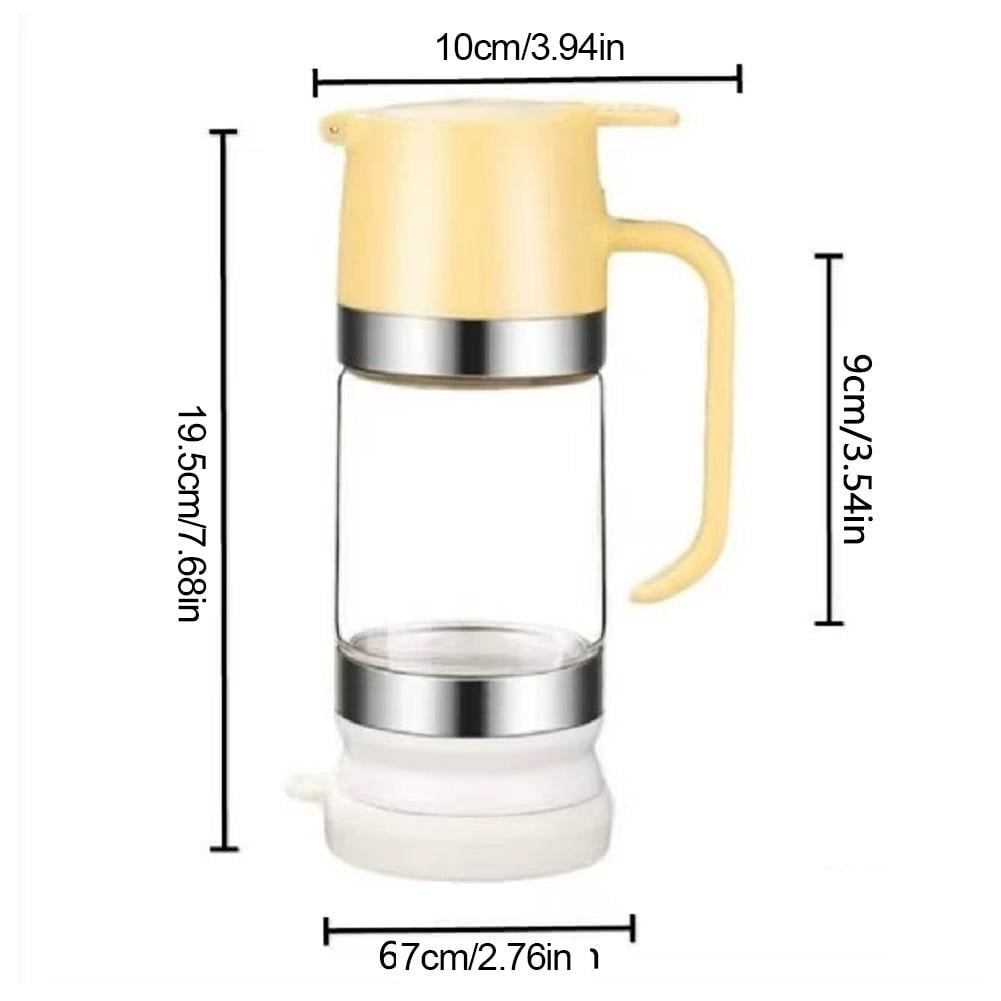 Honey Dispenser No Drip with Base, 2026 New Glass Honey Dispenser with Stand, 10oz Maple Syrup Dispenser for Coffee or Tea, Mess Free Honey Dispenser for Honey and Syrup, Honey Container