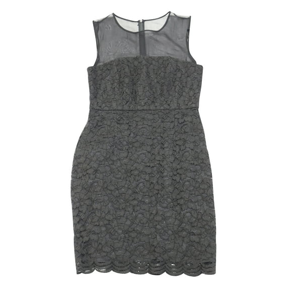 Pre-Owned Diane Von Furstenberg Nisha Lace Dress in Black Polyester