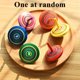 thumbnail image 1 of Wooden Hand-rotating Colored Small Gyroscope, Children's Creative Toys, Decompress And Decompress The Twirl, 1 of 4