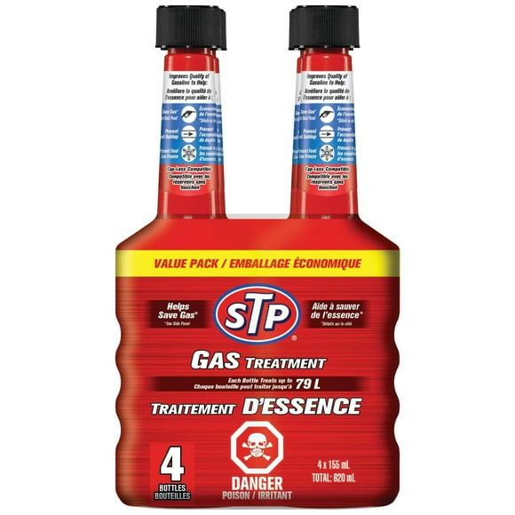 STP Gas Treatment, 155 mL - 4 Pack, Gas Treatment 155 mL - 4 Pack