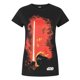thumbnail image 1 of Star Wars - Camiseta con diseño de Darth Vader y sable de luz para mujer (Negro), 1 of 2