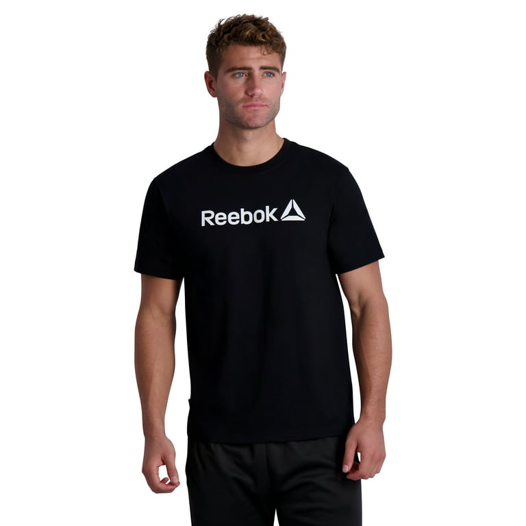 Reebok Men's Graphic Performance T-Shirt (2-Pack), Up to Size 3XL, White