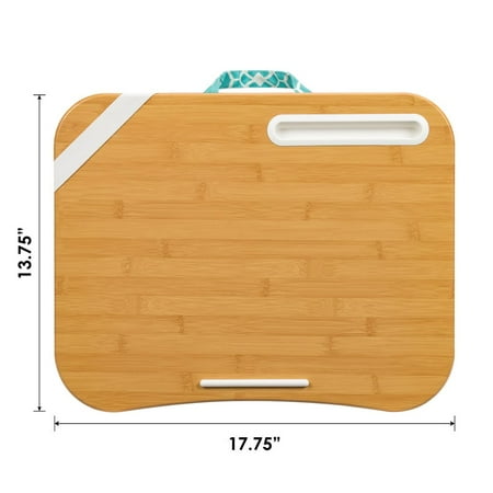 LapGear - Designer Lap Desk for 15.6" Laptop - Aqua Trellis