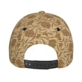 thumbnail image 3 of Lsque Brown Flowers Baseball Cap Trucker Low Profile Hat Golf Dad Hat Adjustable Original Classic Unconstructed Plain Cap Men Women, 3 of 9