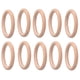thumbnail image 4 of Anillos de madera BuyWeek 10 piezas Círculos de madera sin terminar, 4 of 12