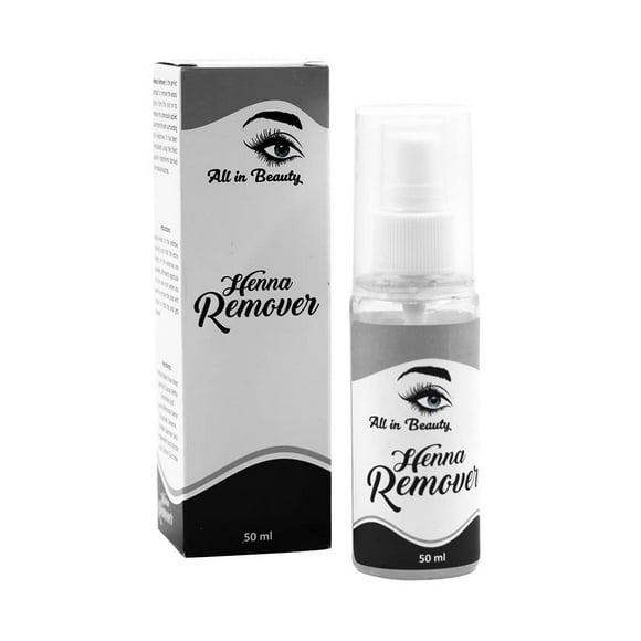 All In Beauty Spray Henna Remover Reduces The Intensity Of Applied Color From The Skin In And Around The Eyebrows 50Ml