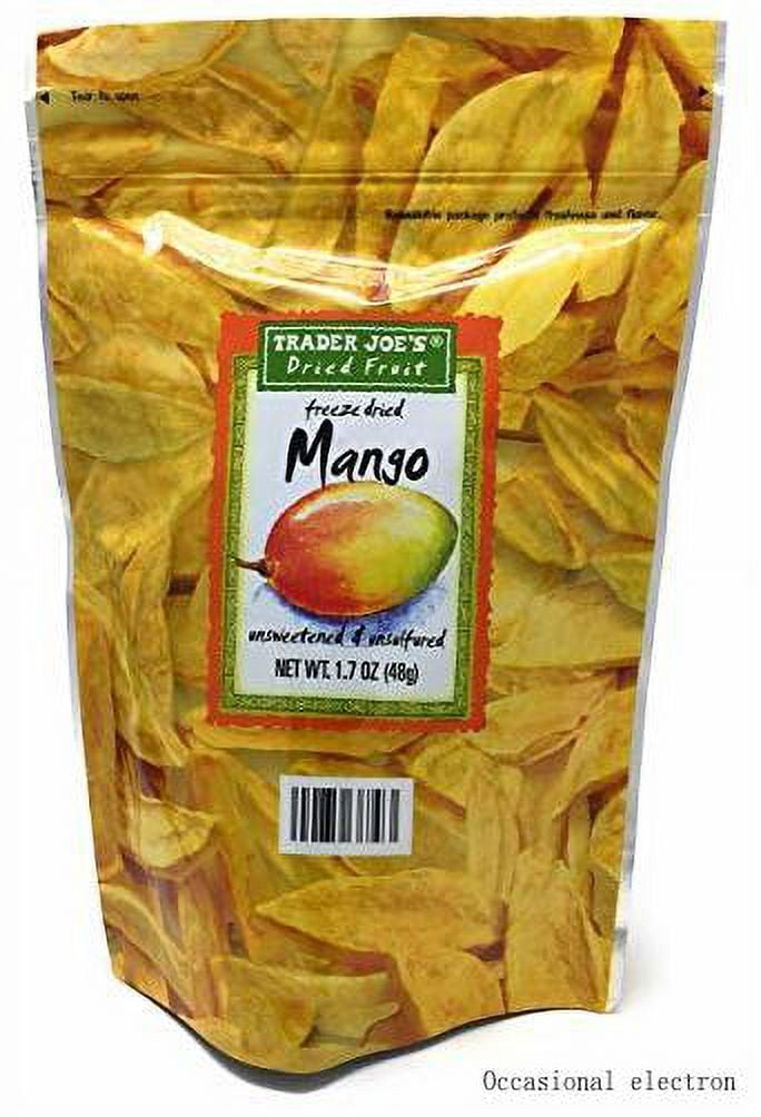 3 Pack Trader Joe's Freeze Dried Mango Unsweetened & Unsulfured 1.7oz