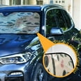 thumbnail image 3 of Qxltty Cute Little Panda Car Windshield Sunshades Foldable UV Rays Sun Visor Protector Keep Your Vehicle Cool 57×31.5in, 3 of 8