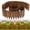 Brown*1pcs-13.1ft, variant on Rustic Pine Wood Garden Fence - 13.1ft L*12in H Easy Totall Sturdy Wooden Landscape Edging Border No Fading Planter Fencing For Yard Flower Bed Lawns Pathway Tree