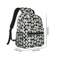 thumbnail image 2 of Yiaed Panda Bear Print School Backpack College Backpack Daypacks for Students High School Spacious and Durable Daypack for Work and Travel-One Size, 2 of 6