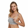 thumbnail image 4 of Ecavus Womens Nursing Bra for Breastfeeding Hands Free Grey S, 4 of 5