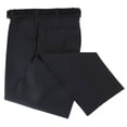 thumbnail image 3 of BRUHL Steward Classic Plain Front Wool Mix Trousers - Black, 3 of 5