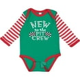 thumbnail image 3 of Inktastic New to the Pit Crew Racing Flags Boys or Girls Long Sleeve Baby Bodysuit, 3 of 5