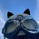 thumbnail image 4 of BRILLAR Casco De Moto Orejas De Gato - Negro, 2 Pares, 4 of 5