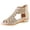 Beige, variant on Women Boho Sandals Casual Bling Rhinestone Decorate Sandals Back Zipper Open Toe Slide Sandals Shoes Womens Ankle Strap Rhinestones Low Wedge Sandals