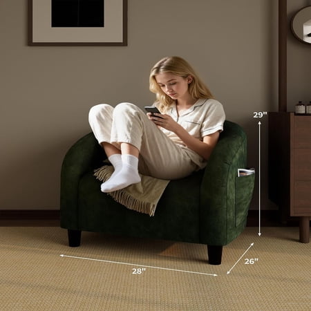 ataujin comfy accent chair ergonomic product