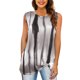 thumbnail image 1 of Gibobby Camiseta sin mangas informal con cuello redondo para mujer, camisetas sin mangas a la , chaleco estampado, camiseta sin mangas, camiseta elegante(Gris,G), 1 of 5