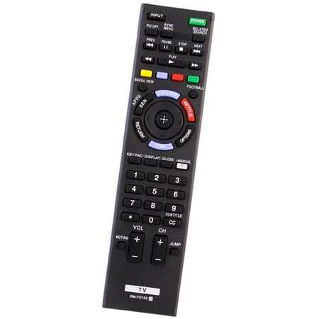 RM-YD103 Replace Remote for Sony KDL-40W580B KDL-42W700B KDL-48W580B KDL-48W590B