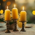 thumbnail image 7 of Kings County Tools 3-Pack Unscented Beeswax Candles - 1.5x3.25in Lantern Pillar Candles, 12hr Burn Time, 7 of 7