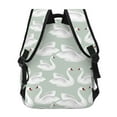 thumbnail image 4 of Fotbe White Birds Pattern Casual Backpack for School, Travel, and Outdoor Activities - Durable, Lightweight, and Comfortable, 4 of 5