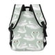 thumbnail image 4 of Disketp White Birds Mochila Estampada para Hombre y Mujer – Mochila Ligera Clásica con Múltiples Bolsillos para Universidad, Trabajo y Viajes-One Size, 4 of 5