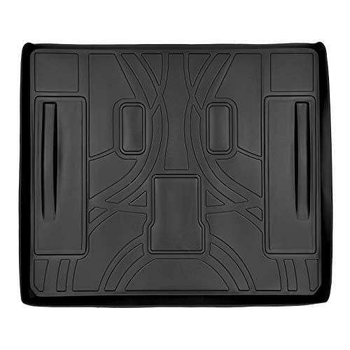 MAXLINER D0045 Tray Cargo Liner for Chevrolet Tahoe/GMC Yukon with 3rd Row Cargo Liner, 2007-2014, Black